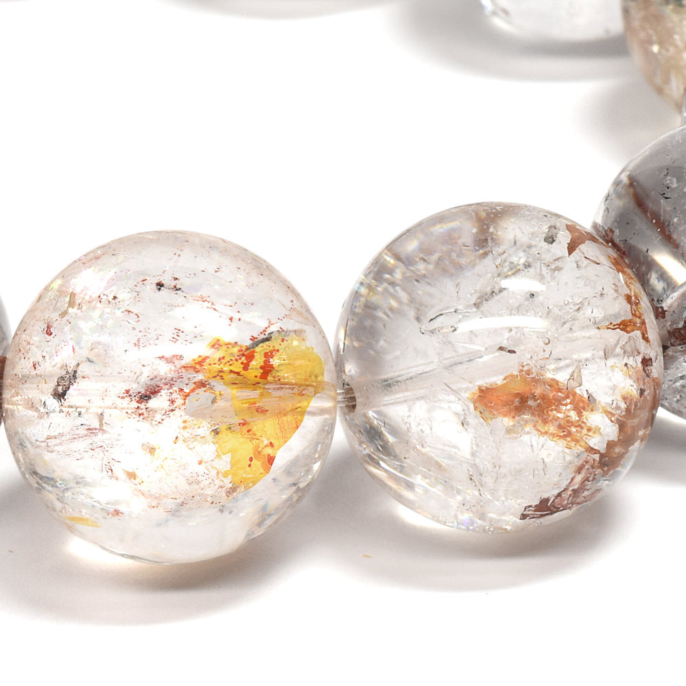 ライモナイトインエレスチャルクォーツ ブレスレット 18-18.5mm #RJ162