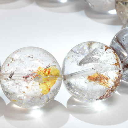 ライモナイトインエレスチャルクォーツ ブレスレット 18-18.5mm #RJ162