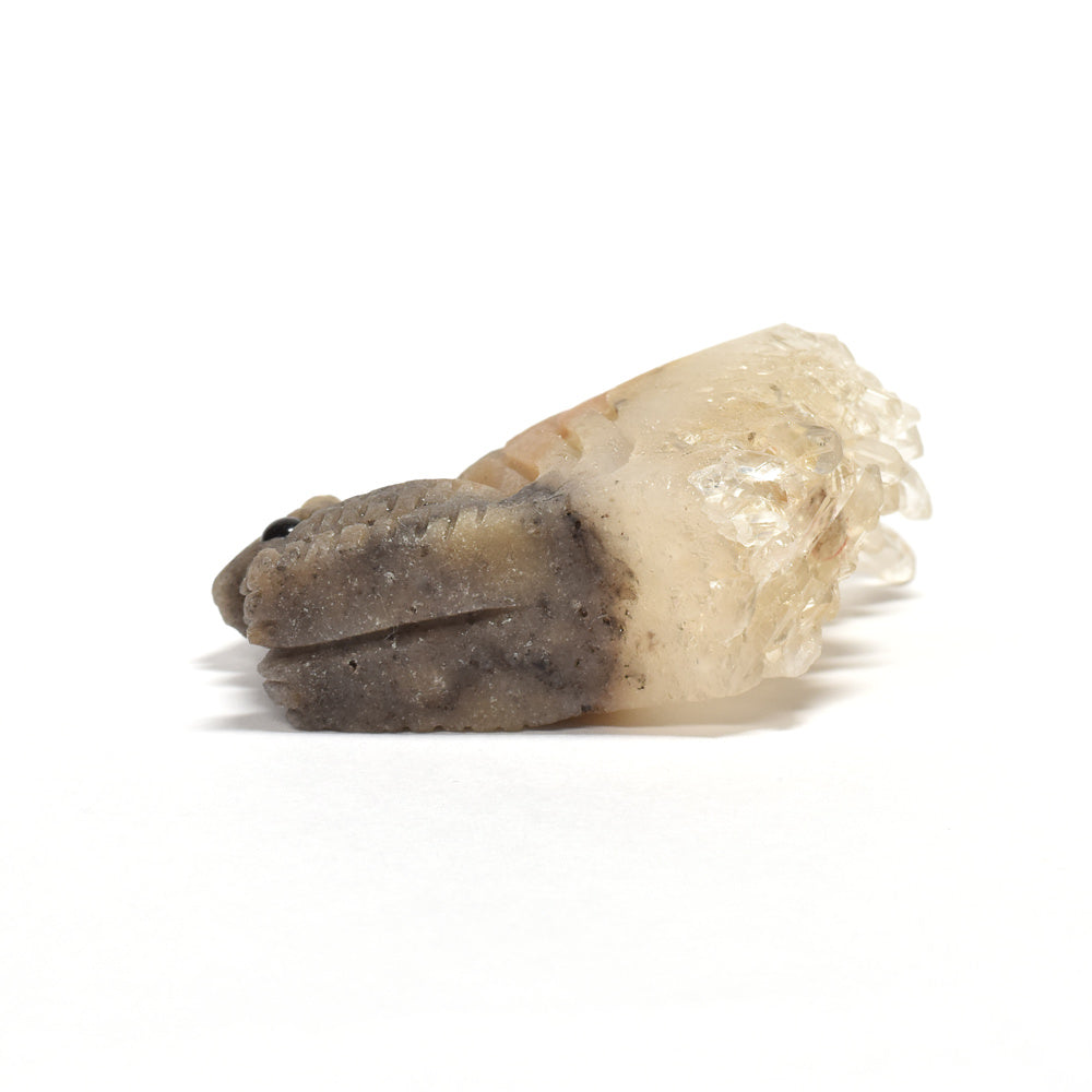 水晶クラスター リス 彫刻置物 38.7x42.8x16.3mm #RJ163