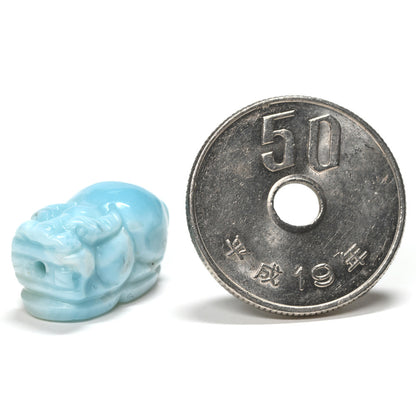 ラリマー 貔貅ビーズ 17.3x9.8x10.9mm #RJ168