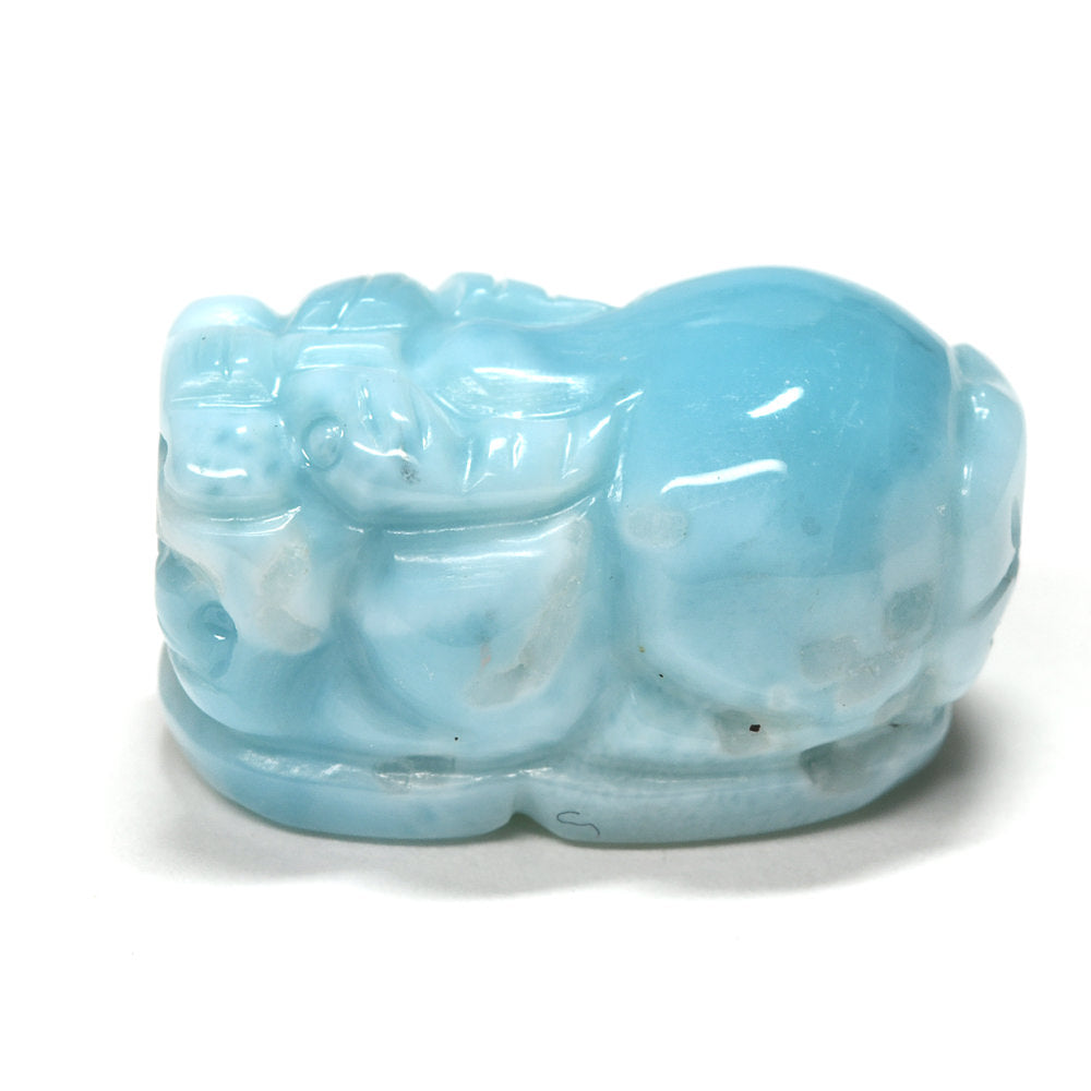 ラリマー 貔貅ビーズ 17.3x9.8x10.9mm #RJ168