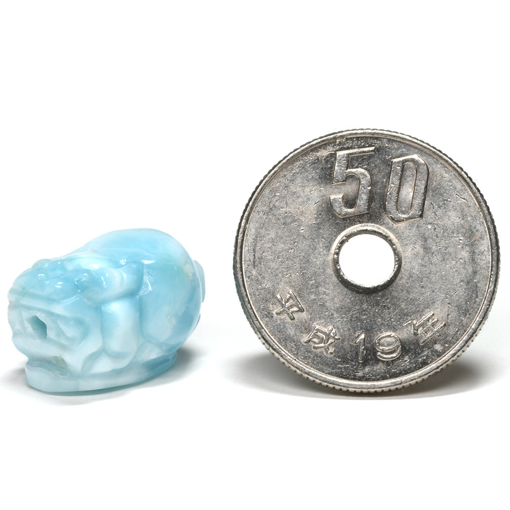 ラリマー 貔貅ビーズ 15.8x10.7x11.7mm #RJ169
