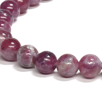 ピンクトルマリンレピドライトクォーツ ブレスレット 7.5mm #RJ187