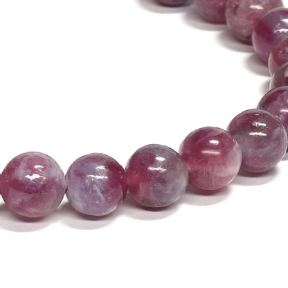 ピンクトルマリンレピドライトクォーツ ブレスレット 7.5mm #RJ187