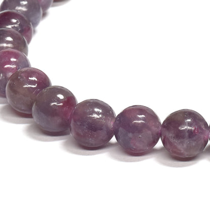 ピンクトルマリンレピドライトクォーツ ブレスレット 7.5mm #RJ189