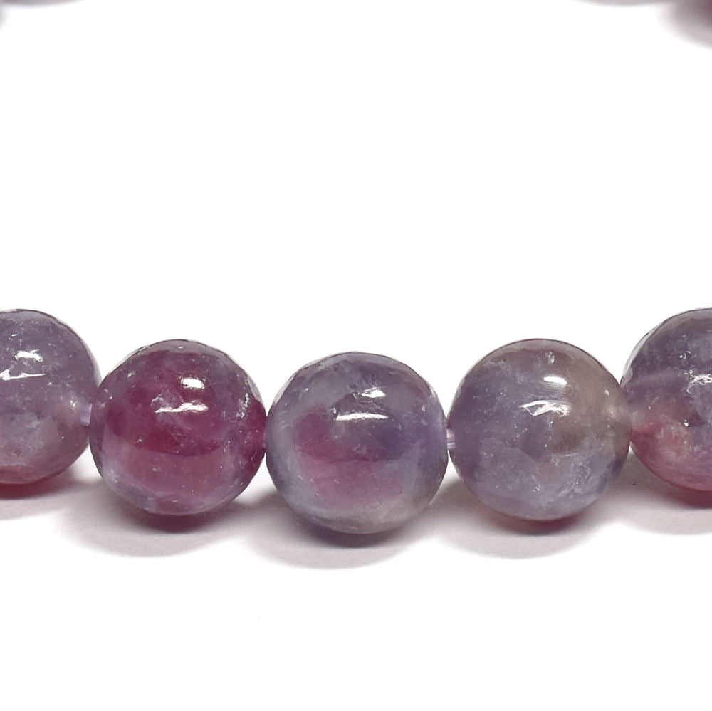 ピンクトルマリンレピドライトクォーツ ブレスレット 8.5mm #RJ191