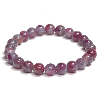 ピンクトルマリンレピドライトクォーツ ブレスレット 8.5mm #RJ192