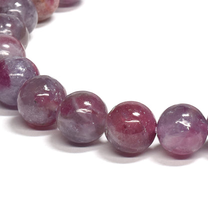 ピンクトルマリンレピドライトクォーツ ブレスレット 8.5mm #RJ192