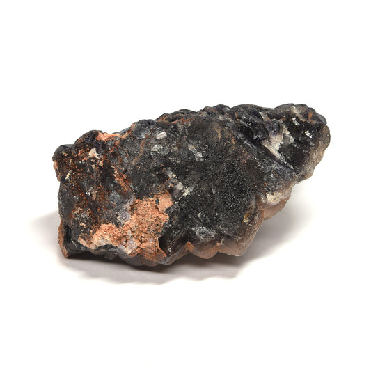 パキスタン産ブラックフローライト（赤色蛍光）原石 90x62x44mm #RJ198