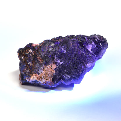 パキスタン産ブラックフローライト（赤色蛍光）原石 90x62x44mm #RJ198