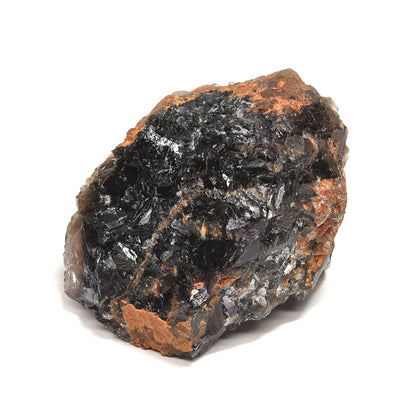 パキスタン産ブラックフローライト（赤色蛍光）原石 76x54x66mm #RJ199