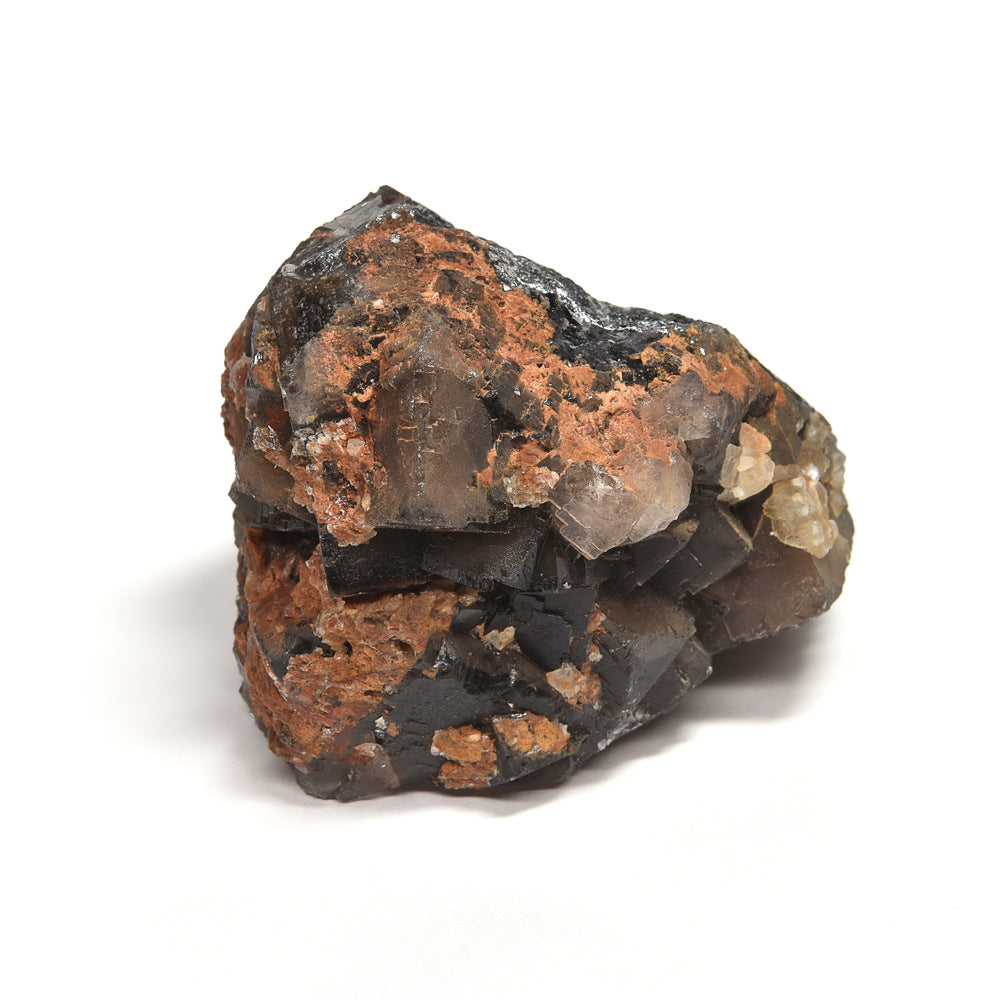 パキスタン産ブラックフローライト（赤色蛍光）原石 76x54x66mm #RJ199