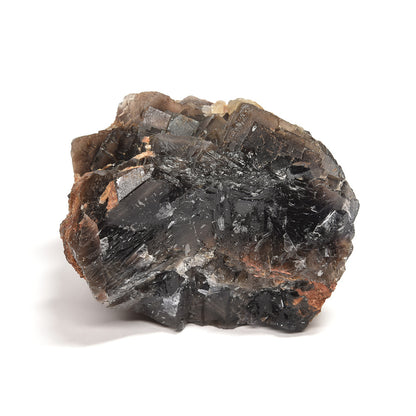 パキスタン産ブラックフローライト（赤色蛍光）原石 76x54x66mm #RJ199