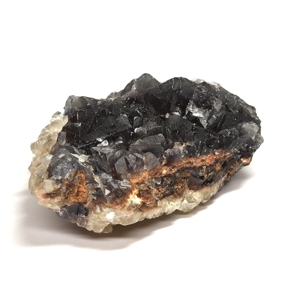 パキスタン産ブラックフローライト（赤色蛍光）原石 120x45x70mm #RJ200