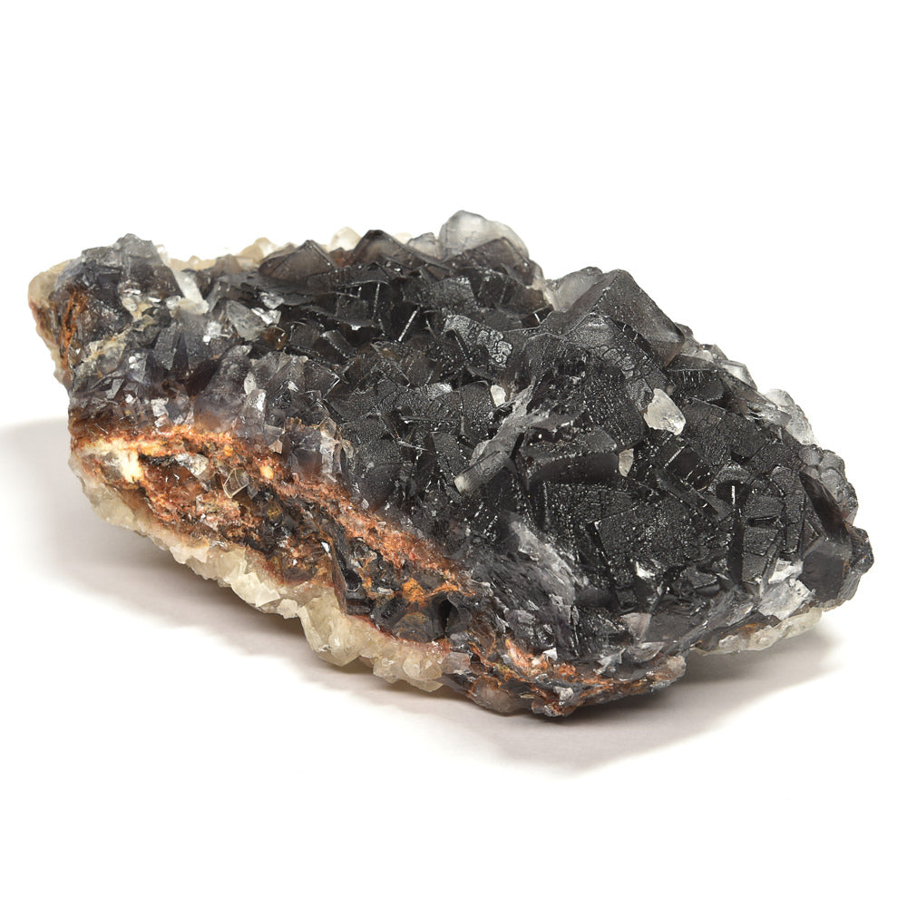 パキスタン産ブラックフローライト（赤色蛍光）原石 120x45x70mm #RJ200