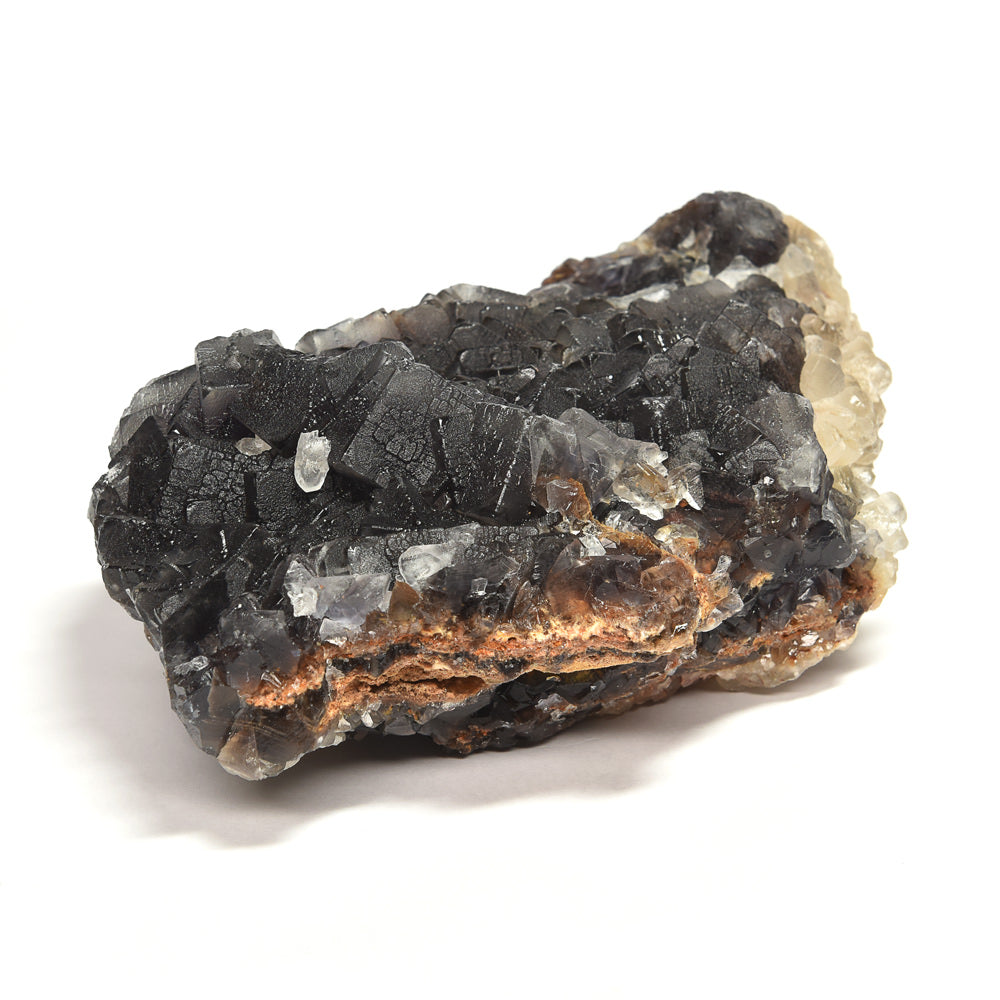 パキスタン産ブラックフローライト（赤色蛍光）原石 120x45x70mm #RJ200