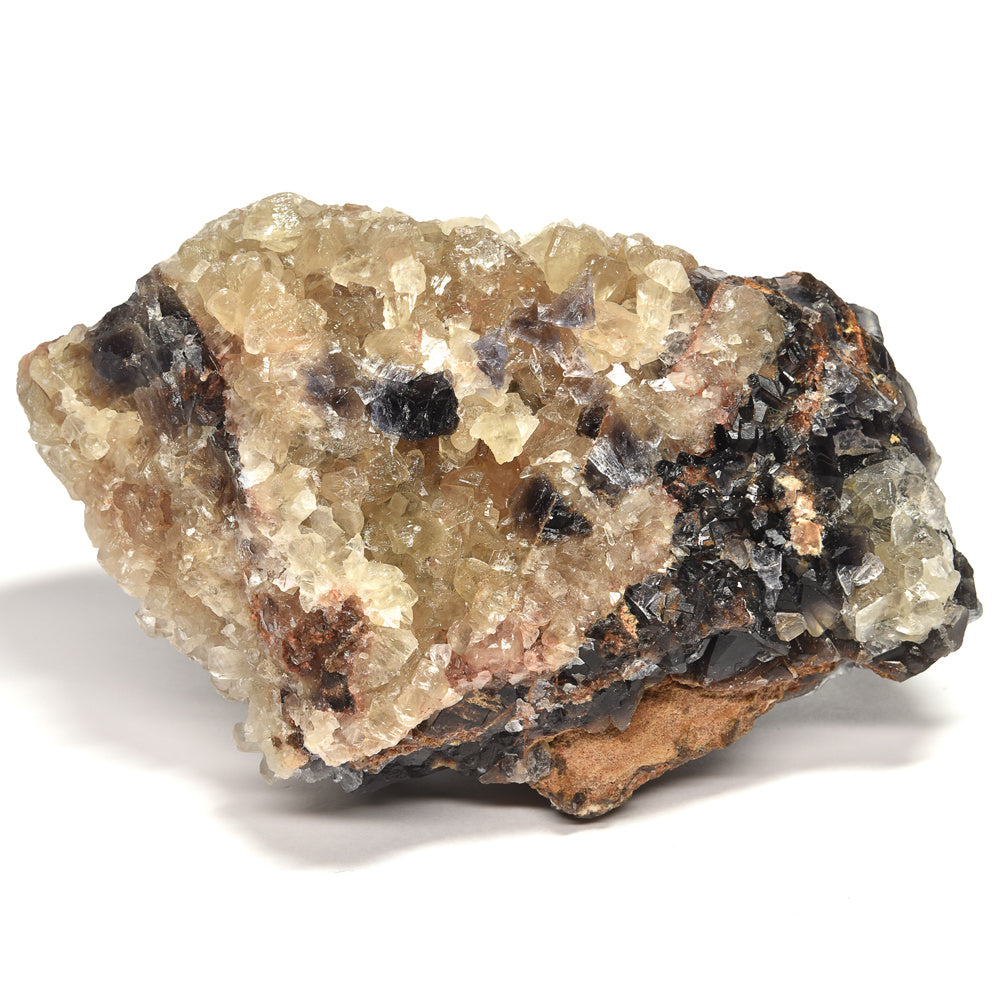 パキスタン産ブラックフローライト（赤色蛍光）原石 120x45x70mm #RJ200