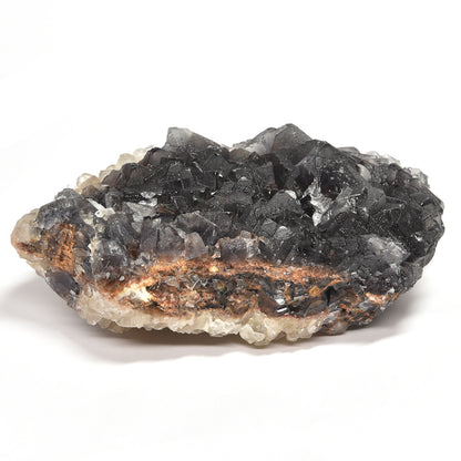 パキスタン産ブラックフローライト（赤色蛍光）原石 120x45x70mm #RJ200