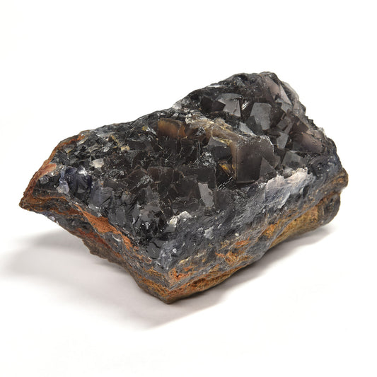 パキスタン産ブラックフローライト（赤色蛍光）原石 102x54x60mm #RJ201