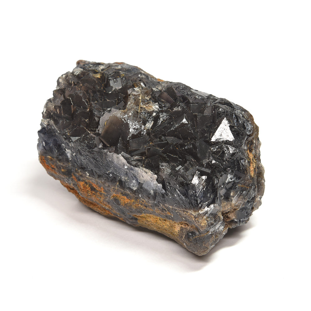 パキスタン産ブラックフローライト（赤色蛍光）原石 102x54x60mm #RJ201