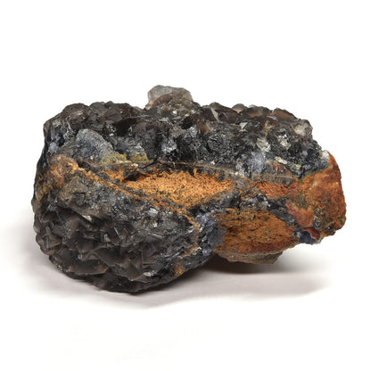 パキスタン産ブラックフローライト（赤色蛍光）原石 102x54x60mm #RJ201