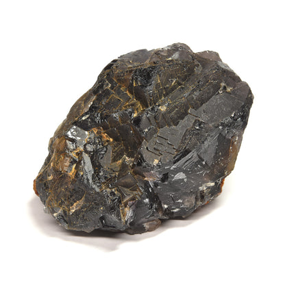 パキスタン産ブラックフローライト（赤色蛍光）原石 95x58x69mm #RJ202