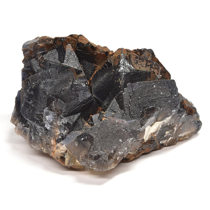 パキスタン産ブラックフローライト（赤色蛍光）原石 94x60x78mm #RJ204