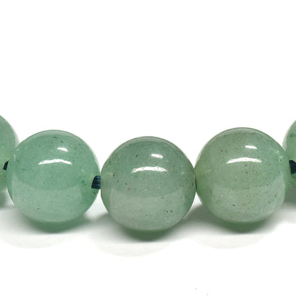 【山梨一級研磨士作】アベンチュリン ブレスレット 10mm (ストラップ・さざれ・桐箱付) #RJ212