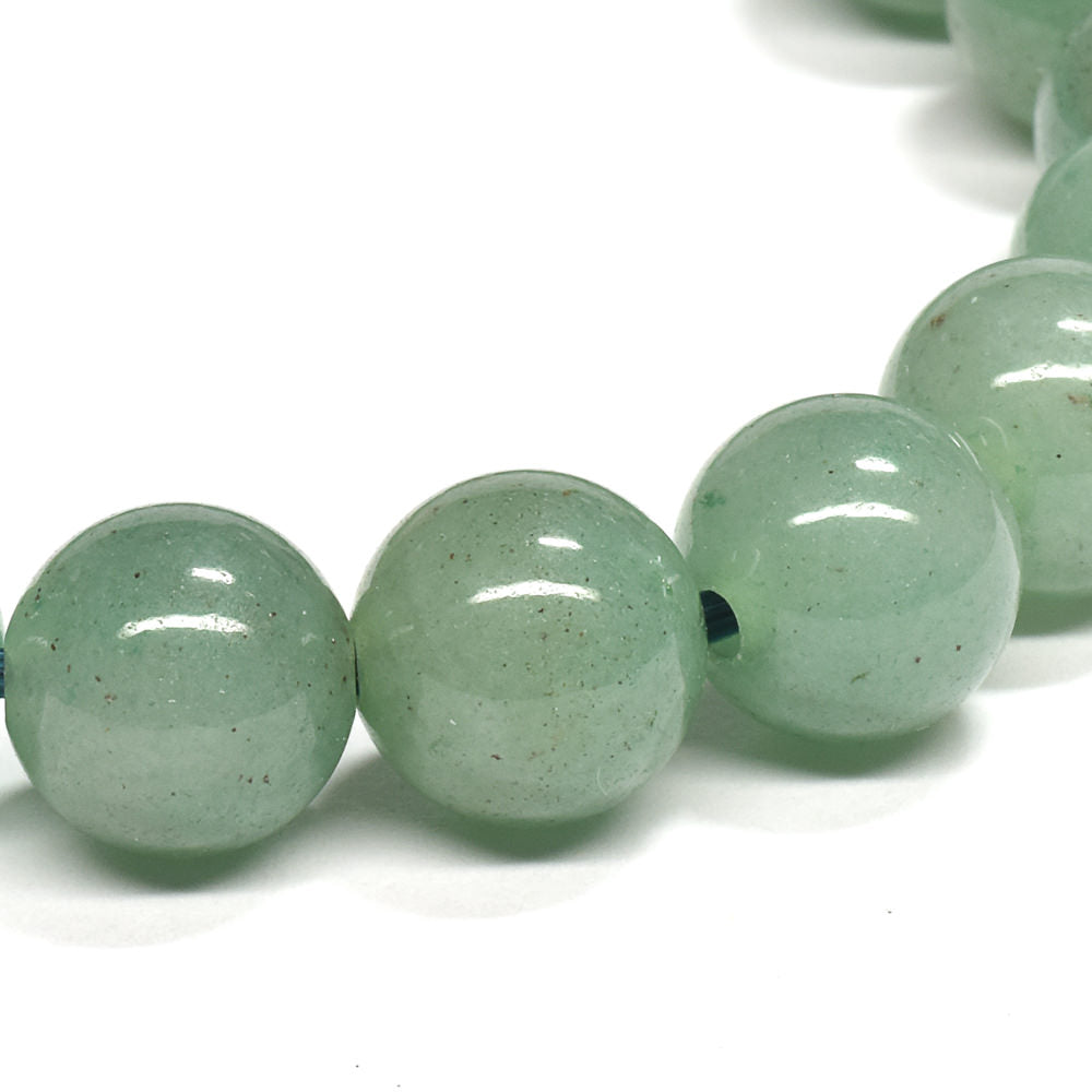 【山梨一級研磨士作】アベンチュリン ブレスレット 10mm (ストラップ・さざれ・桐箱付) #RJ212