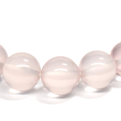 【山梨一級研磨士作】スターローズクォーツ ブレスレット 9.5-10mm (ストラップ・さざれ・桐箱付) #RJ214