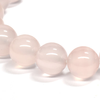 【山梨一級研磨士作】スターローズクォーツ ブレスレット 10mm (ストラップ・さざれ・桐箱付) #RJ215