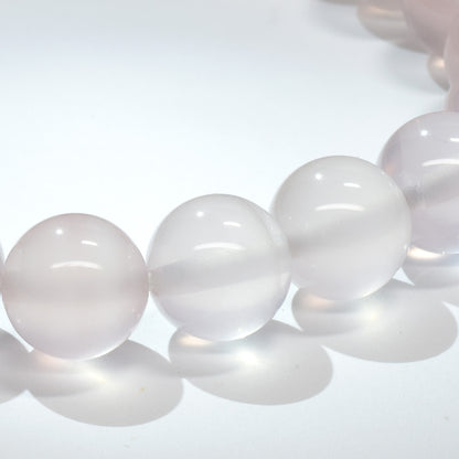 【山梨一級研磨士作】スターローズクォーツ ブレスレット 10mm (ストラップ・さざれ・桐箱付) #RJ215