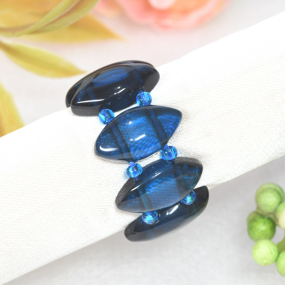 アンバー（ブルー）リング 13-18号 #RJ216