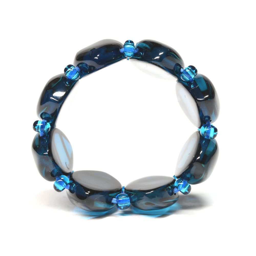 アンバー（ブルー）リング 13-18号 #RJ216