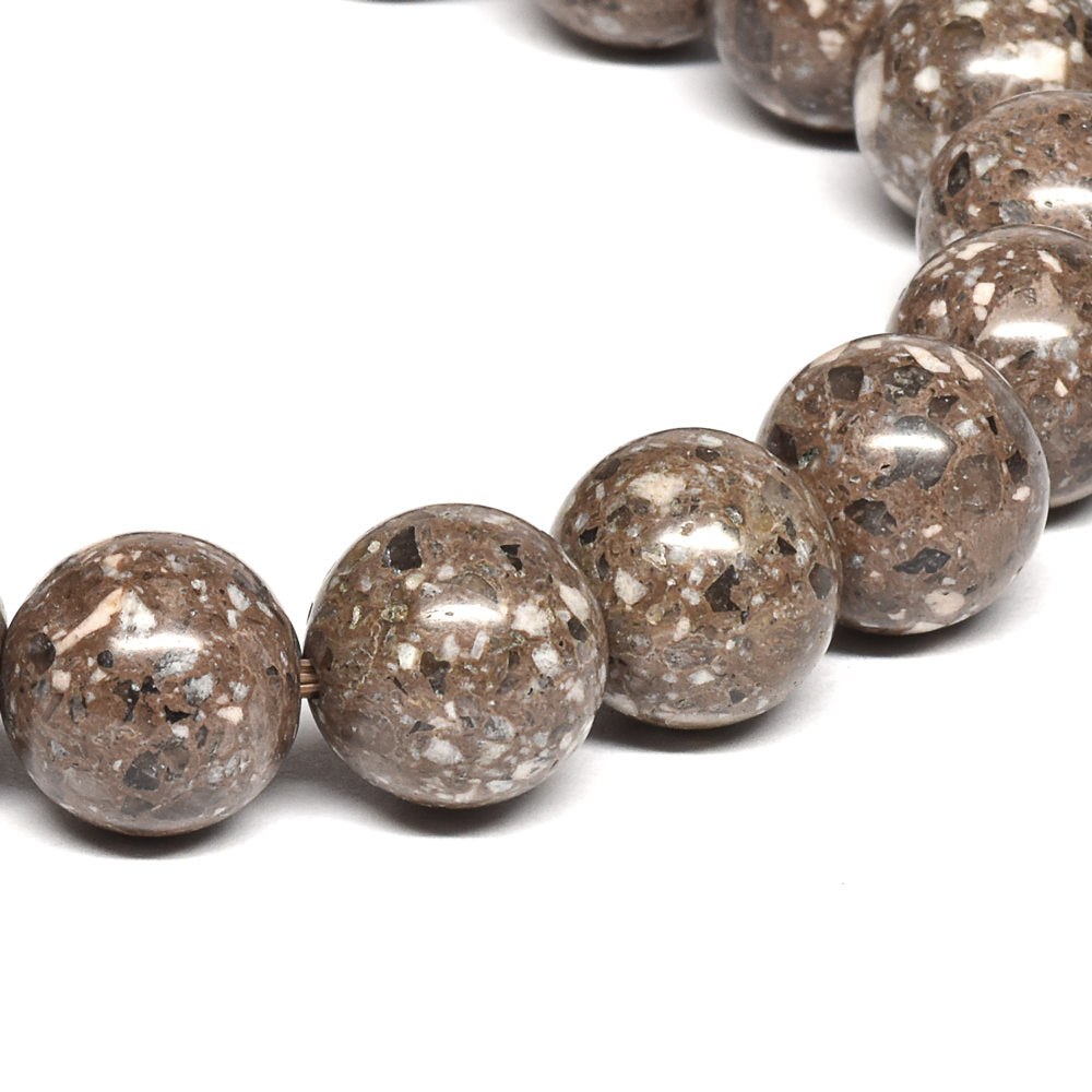 兵庫県産 本丹波石 ブレスレット 10mm #RJ220