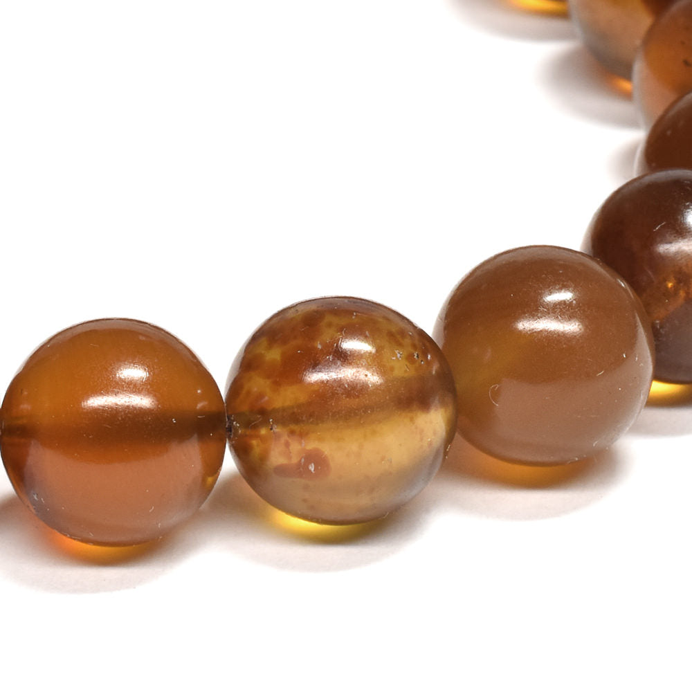 [鑑別付]スマトラ アンバー ブレスレット 10mm #RJ222