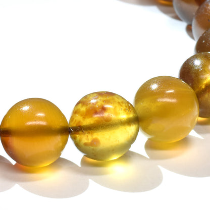 [鑑別付]スマトラ アンバー ブレスレット 10mm #RJ222