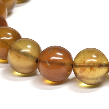 [鑑別付]スマトラ アンバー ブレスレット 10-10.5mm #RJ223