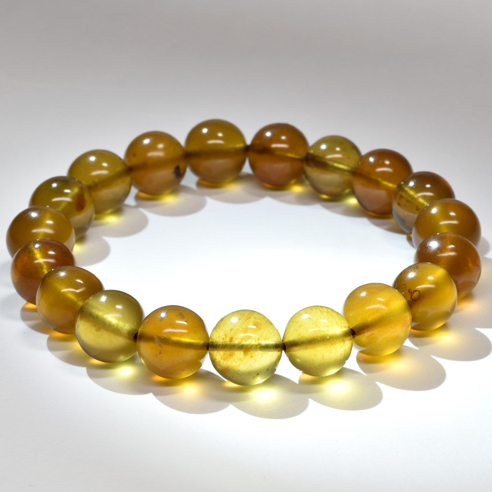 [鑑別付]スマトラ アンバー ブレスレット 10-10.5mm #RJ223