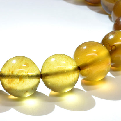 [鑑別付]スマトラ アンバー ブレスレット 10-10.5mm #RJ223