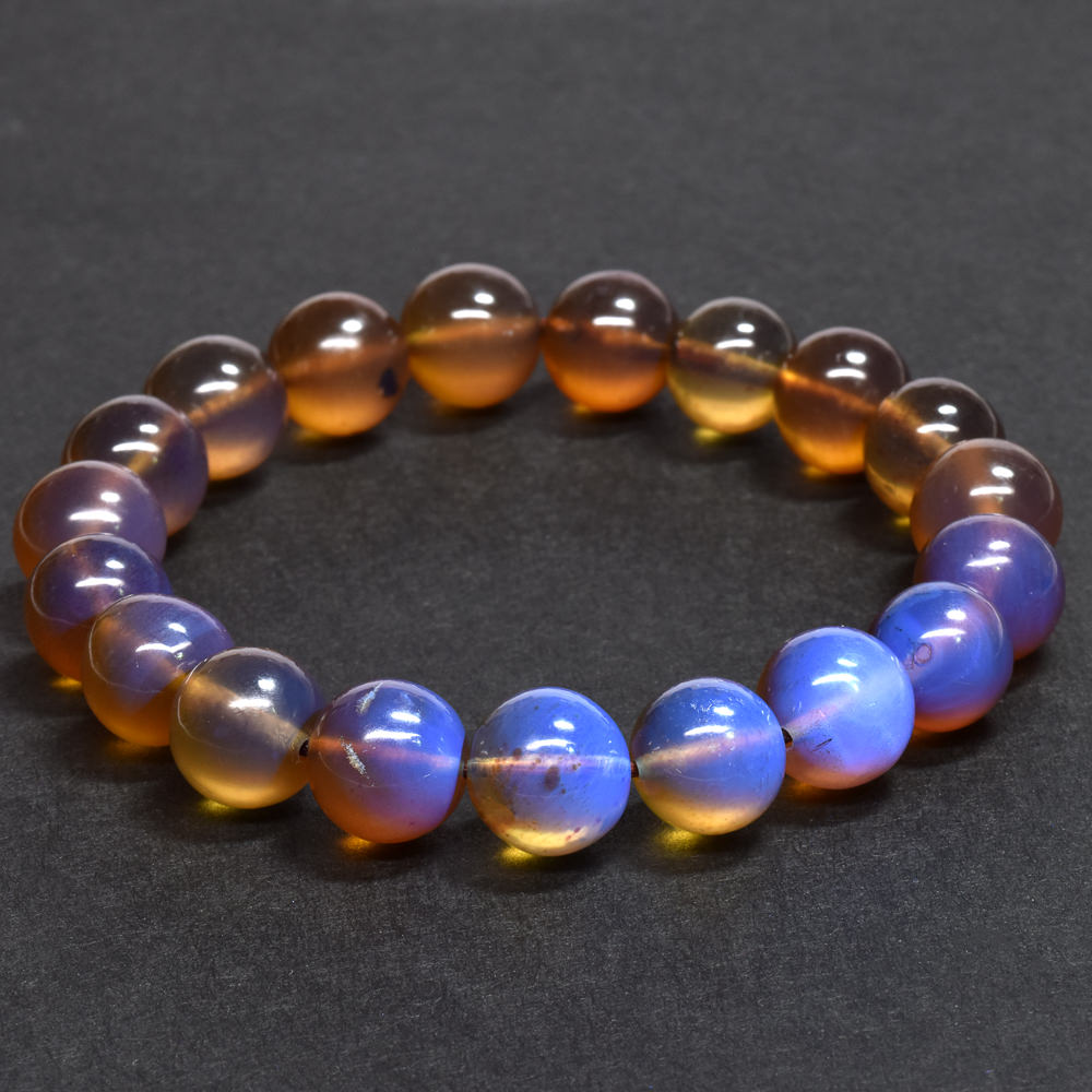 [鑑別付]スマトラ アンバー ブレスレット 10-10.5mm #RJ223