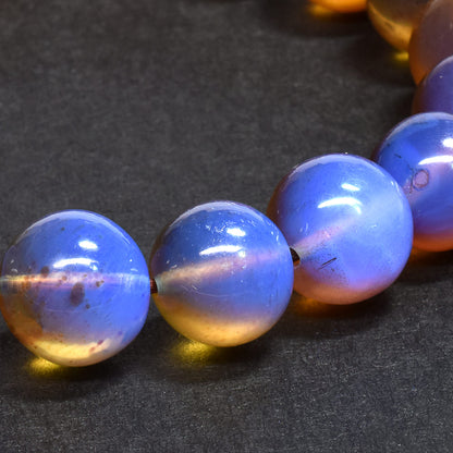 [鑑別付]スマトラ アンバー ブレスレット 10-10.5mm #RJ223