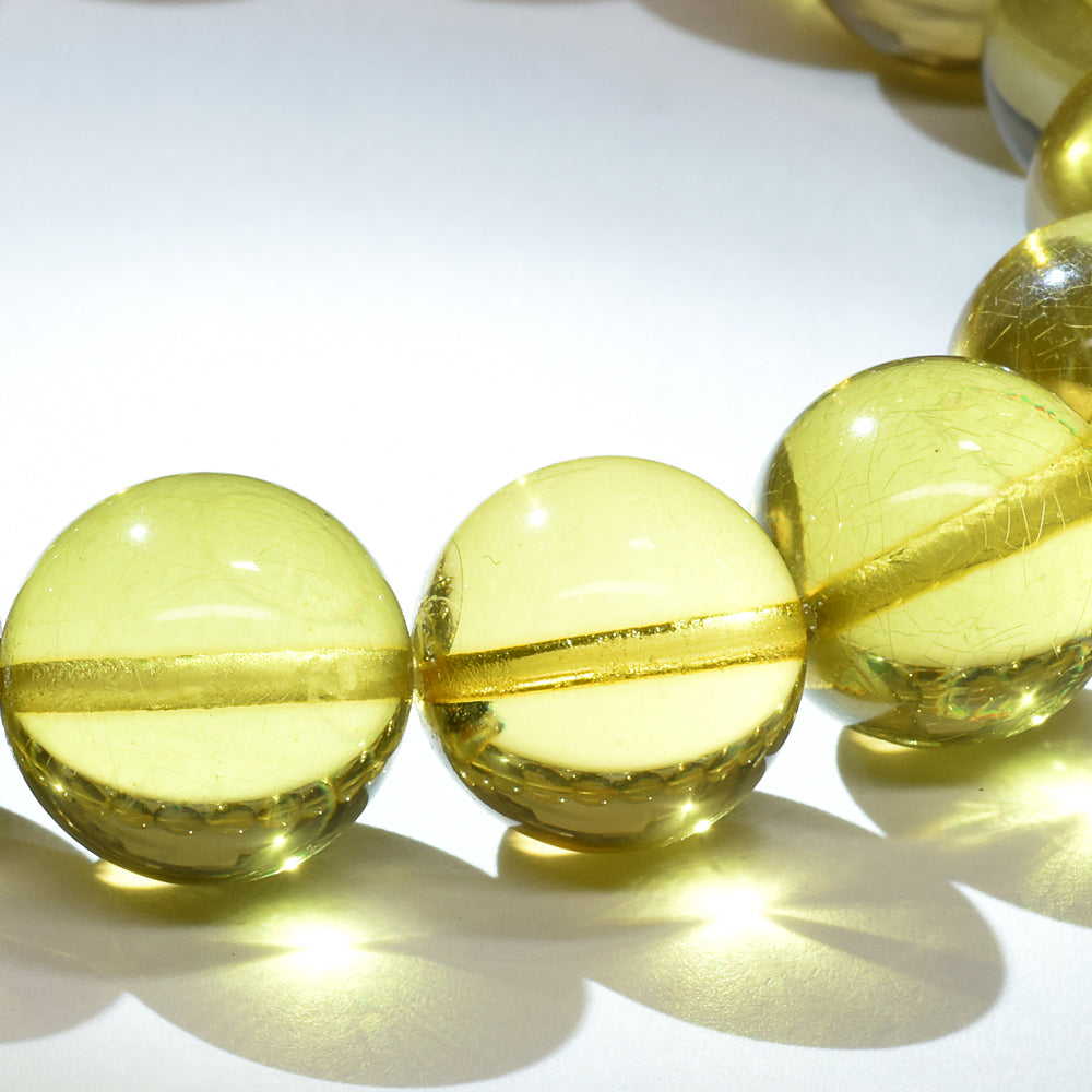 [鑑別付]リトアニア アンバー ブレスレット 11.5-12mm #RJ224