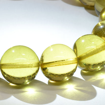 [鑑別付]リトアニア アンバー ブレスレット 11.5-12mm #RJ224