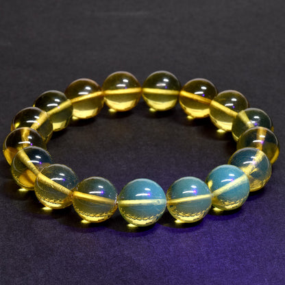 [鑑別付]リトアニア アンバー ブレスレット 11.5-12mm #RJ224