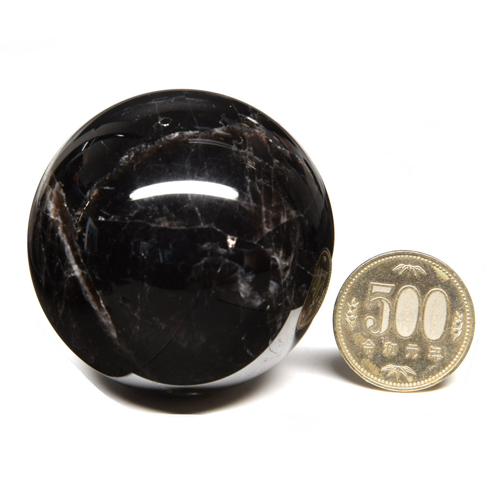 [鑑別付]スターモリオン 丸玉 56.6mm #RJ227