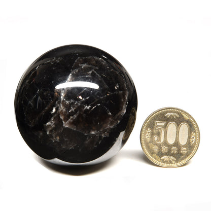 [鑑別付]スターモリオン 丸玉 53.8mm #RJ228