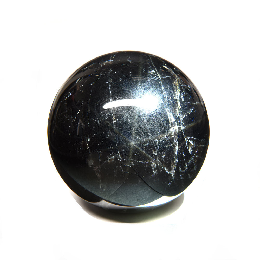 [鑑別付]スターモリオン 丸玉 54.8mm #RJ231