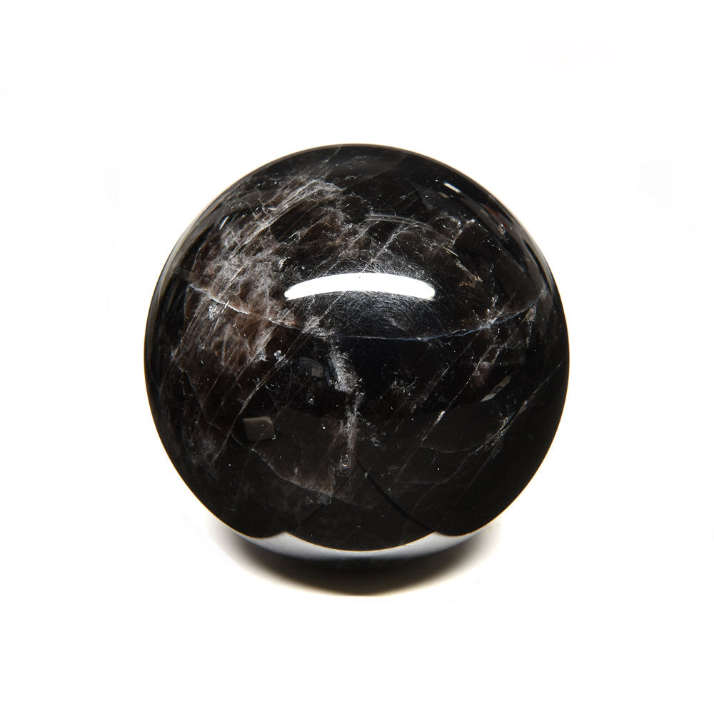 [鑑別付]モリオン 丸玉 52.2mm #RJ232