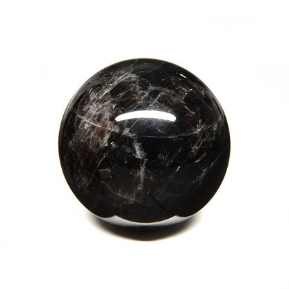 [鑑別付]モリオン 丸玉 52.2mm #RJ232